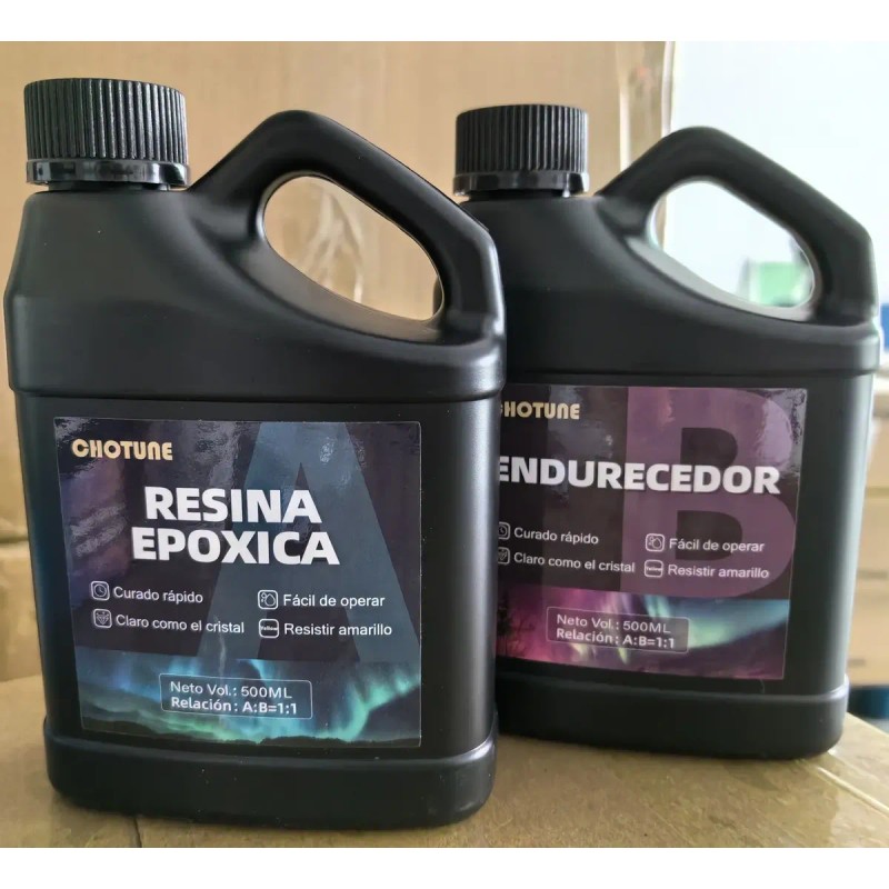 Kit De Resina Epoxy Para Artesanías Y Bricolaje Relación 1:1