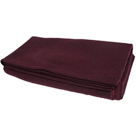Arkwin Home Products Wool Blanket, Soft Loom Woven, 66" x 84" Color Burgundy