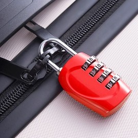 4-Digit Color Combination Padlock for Drawers & Lockers Wire Lock Sky Blue 2ea