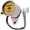 cocoriko Motorcycle Speedometer, Mechanical LED, 140 km/h, Universal Trip Meter,
