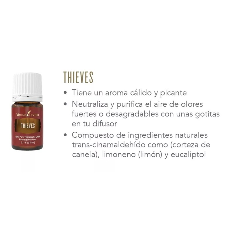Young Living Purificacion + Thieves Aceites Esenciales Young Living 5