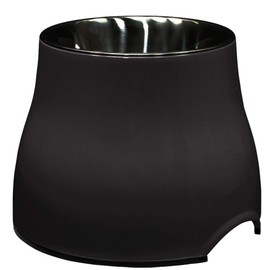 Dogit Dogit 2-in-1 Elevated Dish/Bowl, Black, 900 ml