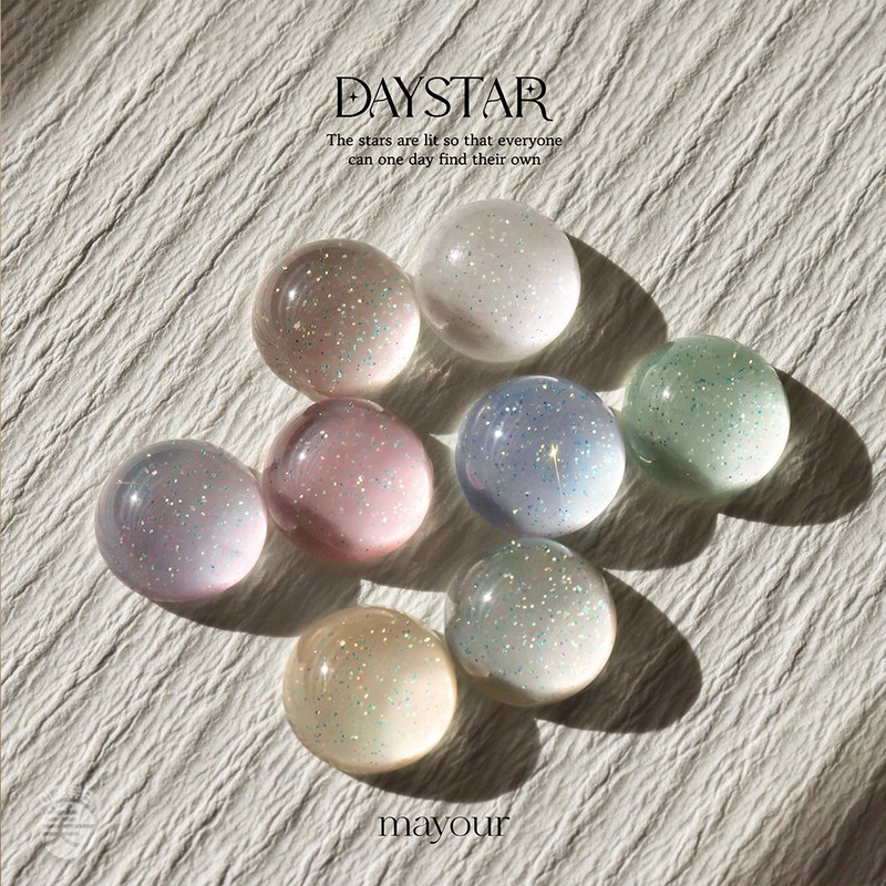 May Your Day Star Glitter Gel Nail Single Item /