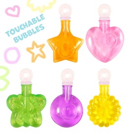 HENBRANDT Pack of 12 Mini Touchable Childrens Party Bubbles,Multicolour,3.5 cm tall