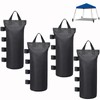 Cveenk Set of 4 Gazebo Sandbags Made of 600D Oxford,