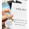 4 Pcs Thank You Keyrings Thank You Gift with 4