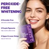Purple Teeth Whitening Strips 7 Treatments, Peroxide-Free Teeth Whitener for
