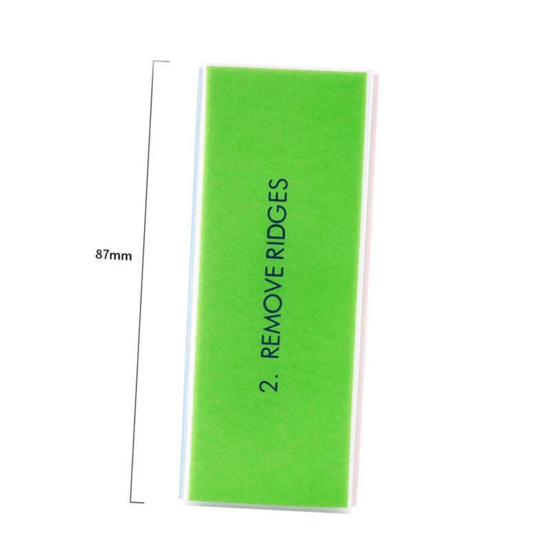 Minkissy 10pcs Nail Buffing Blocks Strips Nail Shiner Buffer Sponge