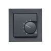 Halmburger Room Thermostat RTR-5510 Anthracite + GIRA E2 1-Way Frame