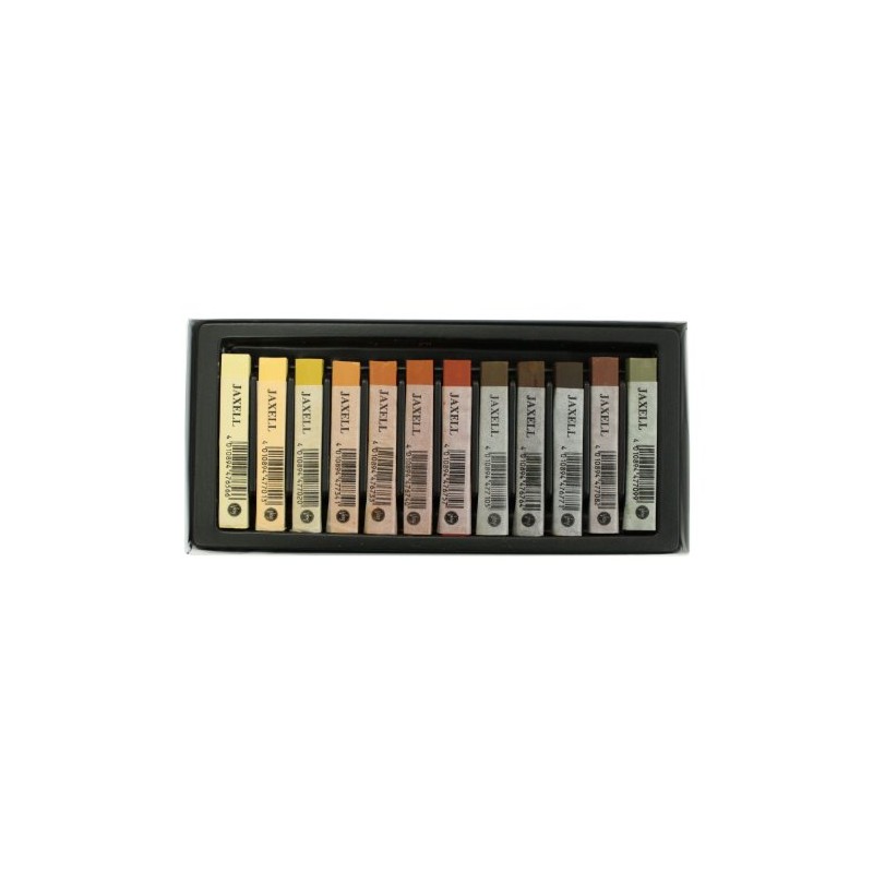Honsell 47650 - Jaxell Pastel Chalk, Square Shape, for Flat