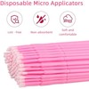 500 microcepillos aplicadores, microhisopos, varitas desechables para rímel de pestañas,