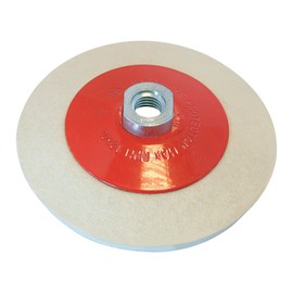 Silverline 105864 Bevelled Felt Buffing Wheel 115 mm