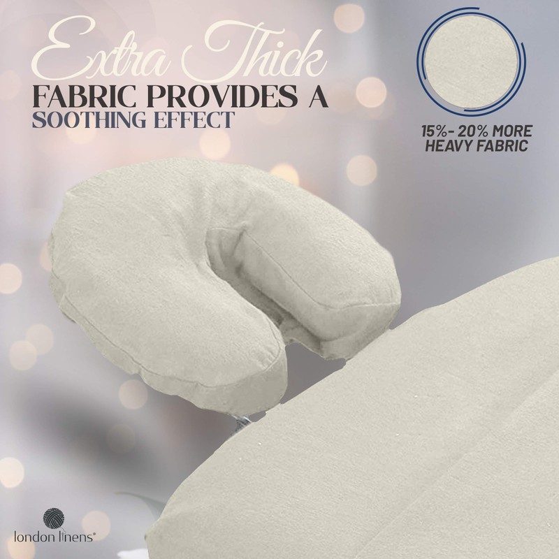 London Linens Pack of 4, Premium Extra Thick 100% Cotton