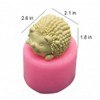 3D Cute Hedgehog Soap Mold Craft Art Silicone Soap Mold