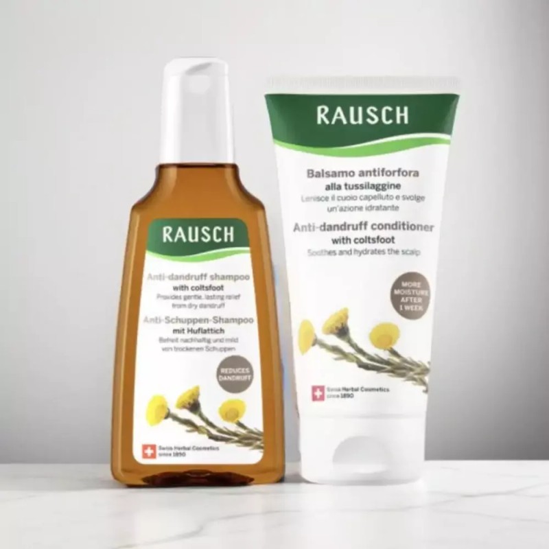RAUSCH 라우쉬 비듬케어세트 [콜츠푸트 샴푸 200ml + 컨디셔너 150ml] RAUSCH
