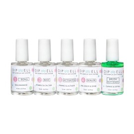 DipWell Acrylic Nail Powder Set, Nail Dip Liquid Set With Base, Activator, Sealer, Gel Nail Brush for Young Nails, Long-lasting DipWell Nails, Acrylic Powders, High Shine, Low Odor