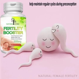 Natures Living Fertility Booster Female Reproductive Health 3000mg Herbal (1 Month Support)