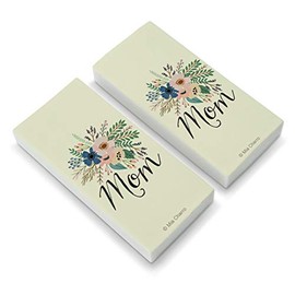 Mom with Flowers Mother's Day Eraser Set of 2