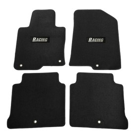 Unbranded Fit For 16-20 Kia Optima Sedan Black Floor Mats Car Carpet Nylon 4PCS w/ Racing