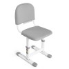 COSVALVE Gray Height Adjustable Kids Study Desk Table Chair Set
