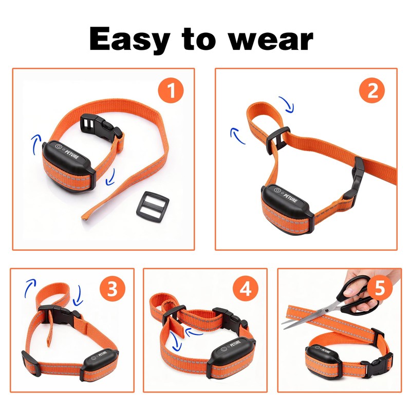 Dog Shock Collar Replacement Strap, Compatible with Peture Jugbow Bousnic