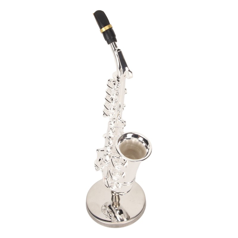Miniature Saxophone with Stand and Case Mini Musical Instrument Miniature