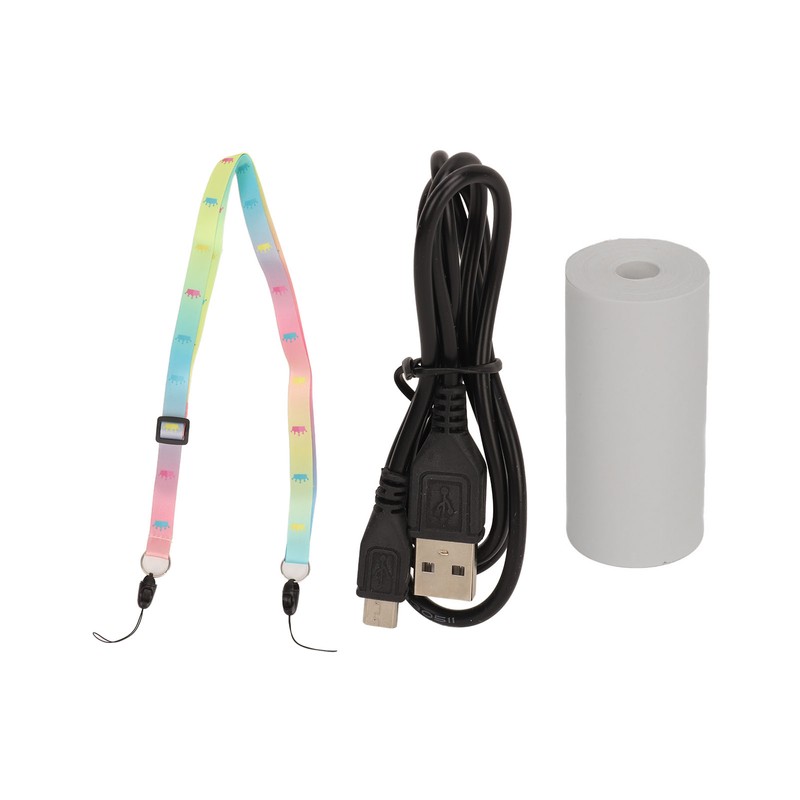 Instant Print Camera with Printer Paper 16MP 1080P MP3 Music