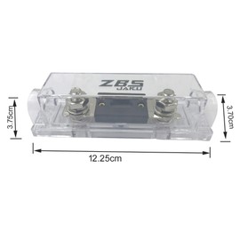 ZBSJAKU Portafusibles ANL en línea, calibre 0/2/4/8 AWG con fusibles ANL de 300 amperios para amplificador de audio de coche (paquete de 2)