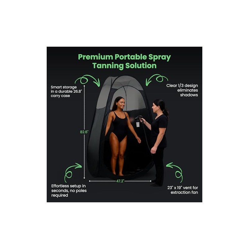 Tienda de campaña grande de lujo para bronceado – Cabina