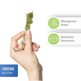 Organic Mountain Tea from Greece, 3 x 150 g, Whole Stems, Hand Harvested, Certified Organically Grown, Organic Mountain Tea from the North of Greece, DE-ÖKO-037