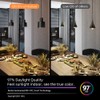 Aisilan LED Black Pendant Light, Minimalist Modern Hanging Lights, 9W
