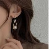 2 Par Elegante Estilo Vintage Pendientes De Perlas