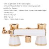 3X25 Opera Glasses Binoculars, Portable Theater Glasses Telescope, Mini Compact