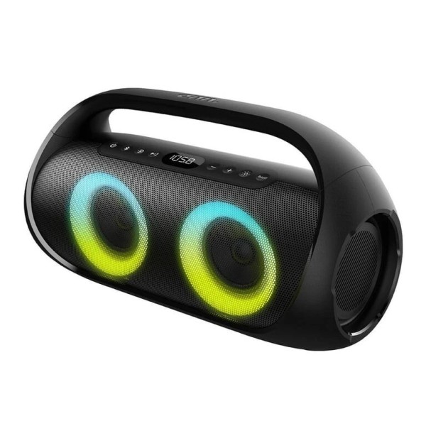 Onn Portable FM Boombox Bluetooth with Multicolour LED Lighting, IPX7