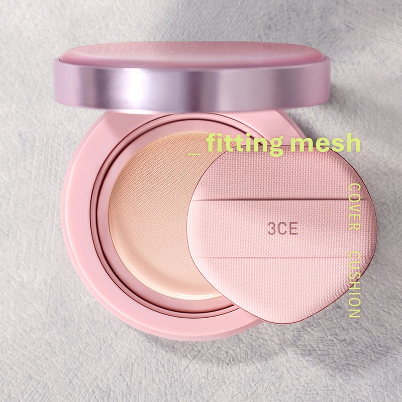 3CE Fitting Mesh Cover Cushion 11g SPF40, PA+++ + Skin