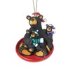 Bearfoots Bear Saucer Sled Ornament