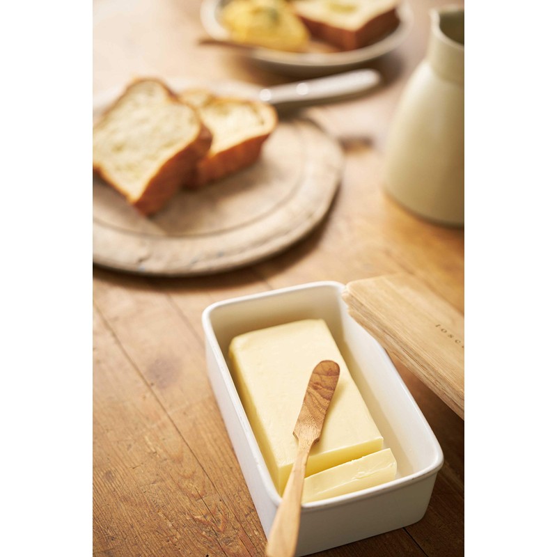 Yamazaki 3926 Tosca Butter Case, White, 16.5 fl oz (470