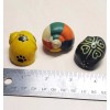 3 RANDOM Painted Hermit Crab Shell Turbo Novelty Aprox 1