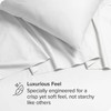 Pashmina 800 Thread Count 3 Piece Single Size Bed Sheet