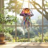 Jellyfish Ornament Acrylic Window Hanging, Gift for Sea Animal Lovers,
