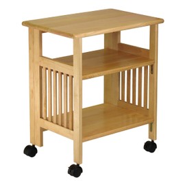 Contemporary Home Living 27” Brown Foldable Media Stand