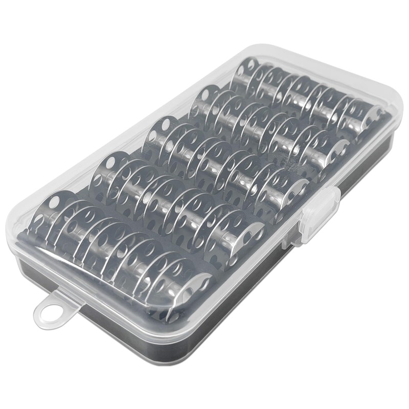 ZhXu Shuo 25 PCS/Box Bobbins with Storage Case Fits for