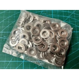 TR Fastenings Pack of 100pcs TR Fastenings A2 304 Stainless Steel M8 DIN125 Washers, 8mm 5/16"