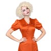 ColorGround Medium Curly Blonde Cosplay Wig for Women the Bride