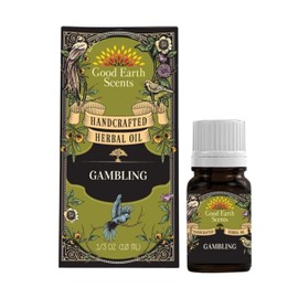 Soul Sticks 10ml Herbal Spell Oil | 100% Pure Therapeutic Grade | Rid Yourself of Negative Energy | Undiluted Natural Oil for Diffuser, Humidifier, Relaxation, & Meditation - Gambling