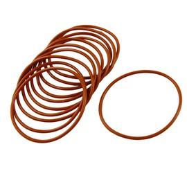 uxcell 10 Pcs Industrial Silicone O Ring Seal 55mm x 60mm x 2.5mm