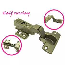 HnFshop Dia 1.6"/40mm Hydraulic soft close Half Overlay Hinge for Storage cabinet door