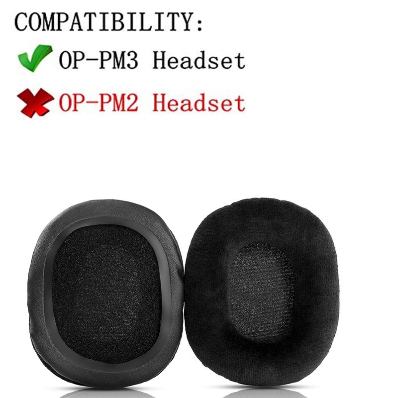 Replacement Velour Ear Pads Compatible with OPPO PM-3 PM3 PM