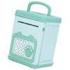 Fingerprint Password Cash Piggy Bank for Kids Auto Scroll Paper