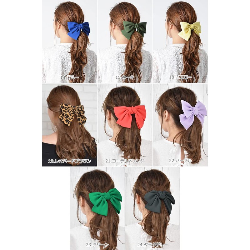 2 Tier Ribbon Pony Hook Large Graduation Ceremony Women's Wedding